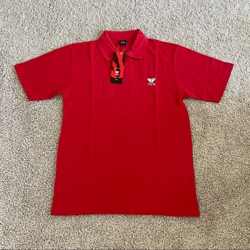 TYR Men’s Red Polo